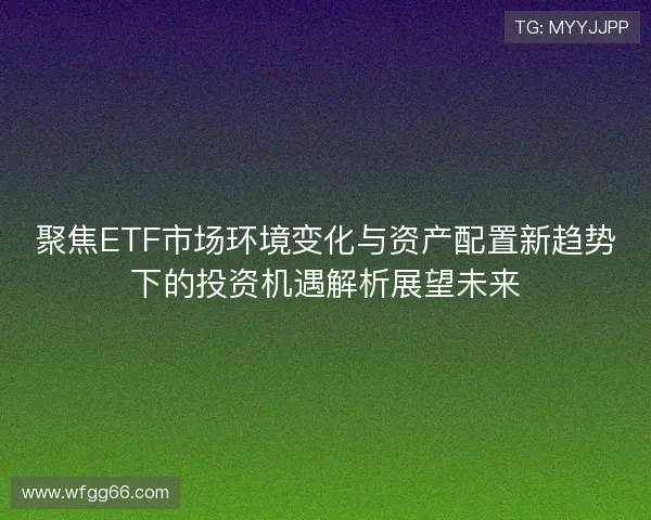 聚焦ETF市场环境变化与资产配置新趋势下的投资机遇解析展望未来 聚焦ETF市场环境变化与资产配置新趋势下的投资机遇解析展望未来